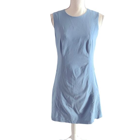 Theory Blue Stream Helaina Dress Size 8 - Picture 5 of 9